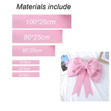 elvesmall  Giant Foam Paper Bowknot Accessories Material Package Party Wedding Arch Decor Bowknot Home Background Wall Hanging Decoration