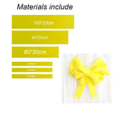 elvesmall  Giant Foam Paper Bowknot Accessories Material Package Party Wedding Arch Decor Bowknot Home Background Wall Hanging Decoration