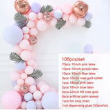 elvesmall Macaron Balloon Air Balls Foil Happy Birthday Party Balloons Wedding Baby Shower Decorations Boy Girl Decor Kids Adult Balloons