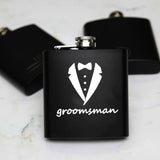 elvesmall Best Man Groomsman Proposal Gift Groom to be Socks Flask Wedding engagement bachelorette hen party bridal shower decoration