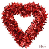 elvesmall 4PC Simulation Madder Garland Hanging Decor Mother's Day Valentine's Day Wedding Garland Window Decor Door Wall Hanging Pieces