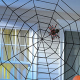 elvesmall 150/250cm Black White Halloween Spider Web Giant Stretchy Cobweb For Home Bar Decor Haunted House Halloween Party Terror Props