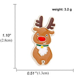 elvesmall Fashion Brooch Christmas Socks Badges Christmas Tree Elk Enamel Badge Small Brooch Women Fashion Party Gifts Home Decoration