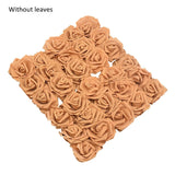 elvesmall 10/20/30 Heads 8CM Artificial PE Foam Rose Flowers Bride Bouquet Flower For Wedding Party Decorative Scrapbooking DIY Flower