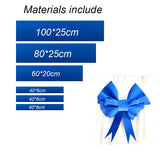 elvesmall  Giant Foam Paper Bowknot Accessories Material Package Party Wedding Arch Decor Bowknot Home Background Wall Hanging Decoration