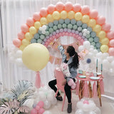 elvesmall 10/30/50pcs Macarons Latex Balloons Pastel Candy Wedding Party Birthday Decoration Balloons Baby Shower Decor Air Globos