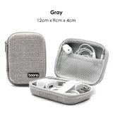 elvesmall Electronics Accessories Travel Organizer Hard Shell Digital Gadgets Storage Bag for Mac Adapter Mouse Data Cable Earphone HDD