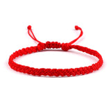 elvesmall Valentines Day Gift New 26 Styles Wax Line Handmade Braided Bracelet Adjustable Couple Bracelet Jewelry Gift for Friend Women Men Bangles