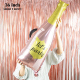 elvesmall 18/30 Big Size Helium Foil Balloon Birthday Party Decoration Adult Football Party Ballon Gold Crown Champagne Whisky Wine Globo