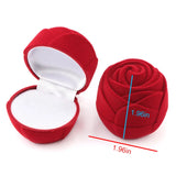 elvesmall 1 Piece Lovely Velvet Jewelry Box Container Wedding Ring Box for Earrings Necklace Bracelet Display Gift Box Holder 16 styles