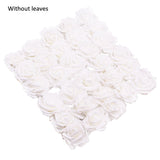 elvesmall 10/20/30 Heads 8CM Artificial PE Foam Rose Flowers Bride Bouquet Flower For Wedding Party Decorative Scrapbooking DIY Flower