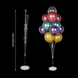 elvesmall Balloon Garland Round Stand Holder Column Confetti Balloons Happy Birthday Ballon Kids Baby Shower Wedding Party Decorations