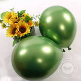 elvesmall 5/10/12inch Birthday Balloon Premium Metallic Latex Balloons Gold Silver Fruit Green Globe Wedding Party Decoration Kids Toys