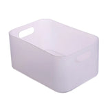 elvesmall   Black/ Transparent/ White Kitchen Plastic Storage Bins, Small Pantry Organizer Bins for Kitchen Bathroom Bedroom