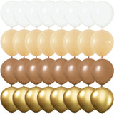 elvesmall 40/28/20pcs Brown Macarons Retro Halloween Balloons Birthday Party Wedding Decoration  Baby Shower Globos Anniversaire Fille