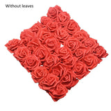 elvesmall 10/20/30 Heads 8CM Artificial PE Foam Rose Flowers Bride Bouquet Flower For Wedding Party Decorative Scrapbooking DIY Flower