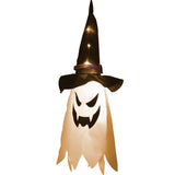 Halloween Decoration Glowing Ghost Witch Hat String Lights Home Garden Horror Atmosphere Room Decoration Lights