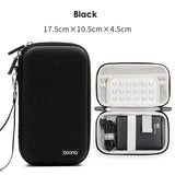 elvesmall Electronics Accessories Travel Organizer Hard Shell Digital Gadgets Storage Bag for Mac Adapter Mouse Data Cable Earphone HDD
