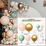 elvesmall Macaron Balloon Air Balls Foil Happy Birthday Party Balloons Wedding Baby Shower Decorations Boy Girl Decor Kids Adult Balloons