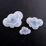 elvesmall Valentine's Day   Clouds Shape Candle Mold Silicone Molds Cute Jewelry Soap Making Mold Handcraft Ornaments Making Tool DIY Soap Mold moule bougie