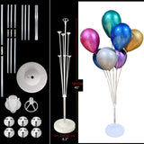 elvesmall 1Set 19 Tubes Balloon Stand Balloon Holder Column Confetti Balloons Baby Shower Birthday Party Wedding Decoration Supplies