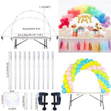 elvesmall Round balloon stand arch balloons wreath ring for wedding decoration baby shower kids birthday parties Christmas Ballon garland