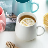 elvesmall  -  Ceramic Coffee Mug Creative Matte Pure Color Coffe Mugs Tumbler Cup Tea Milk Latte Porcelain Novelty Tumblers Cute Cups