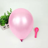 elvesmall 20pcs/Set Gold White Balloons Party Theme Latex Baloon Garland Decoration Christmas Ballon Suit Boy's Birthday Wedding Decor Toy
