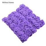 elvesmall 10/20/30 Heads 8CM Artificial PE Foam Rose Flowers Bride Bouquet Flower For Wedding Party Decorative Scrapbooking DIY Flower