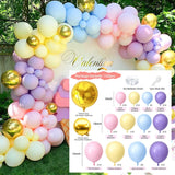 elvesmall Macaron Balloon Air Balls Foil Happy Birthday Party Balloons Wedding Baby Shower Decorations Boy Girl Decor Kids Adult Balloons