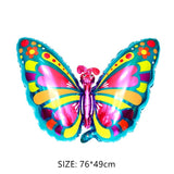 elvesmall New Insect Cartoon Butterfly Self-Styled Aluminum Foil Balloon Outdoor Activities Kid Toy Photo Props Birthday Party Decoration