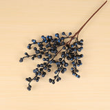 elvesmall 5 Fork Single Red Berry DIY Christmas Decorations For Home Wedding Party Decoration Artificial Flower Berry Fake Flower Branch