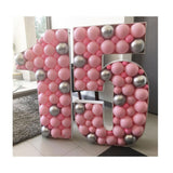 elvesmall   Balloon Number Filling Box Alphabet Frame Party Decoration Baby Shower Anniversary Decor Birthday Backdrop Photo Diy Wedding New