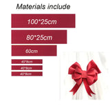 elvesmall  Giant Foam Paper Bowknot Accessories Material Package Party Wedding Arch Decor Bowknot Home Background Wall Hanging Decoration