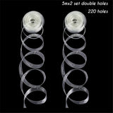 elvesmall  Flower Balloons Clips 5M Balloon Chain Glue Dot Birthday Party Wedding Arch Backdrop Decorations Globos Ballons Accessories