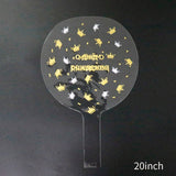 elvesmall 1set 16inch Russian Happy Birthday Letter Foil Balloons Birthday Party Decorations kids gifts Inflatable Air Balls Supplies