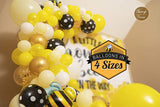 elvesmall 110pcs Yellow Bee Balloon Garland Arch Kit For Baby Shower Gender Revealed Kids Birthday Party Decoration Supliess