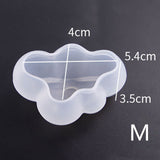 elvesmall Valentine's Day   Clouds Shape Candle Mold Silicone Molds Cute Jewelry Soap Making Mold Handcraft Ornaments Making Tool DIY Soap Mold moule bougie