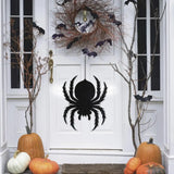 elvesmall  Wooden Halloween Pumpkin Ornament, Door, Wall Mount, Wall, Trick or Treat, Halloween Party, DIY Decoration