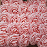 elvesmall 10/20/30 Heads 8CM Artificial PE Foam Rose Flowers Bride Bouquet Flower For Wedding Party Decorative Scrapbooking DIY Flower