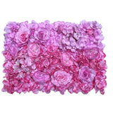 elvesmall 1PC 40x60cm Artificial Flower Wall Wedding Decoration flower mats Rose Fake Flowers Artificial Decorations flower Panels