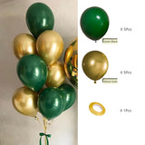 elvesmall 11-18Pcs Bunch Balloon Ink Green Jungle Theme Latex Balloon Wedding Birthday Party Decoration Festival Celebration Supplies