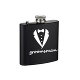 elvesmall Best Man Groomsman Proposal Gift Groom to be Socks Flask Wedding engagement bachelorette hen party bridal shower decoration