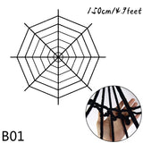 elvesmall 150/250cm Black White Halloween Spider Web Giant Stretchy Cobweb For Home Bar Decor Haunted House Halloween Party Terror Props