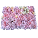 elvesmall 1PC 40x60cm Artificial Flower Wall Wedding Decoration flower mats Rose Fake Flowers Artificial Decorations flower Panels