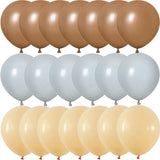 elvesmall 40/28/20pcs Brown Macarons Retro Halloween Balloons Birthday Party Wedding Decoration  Baby Shower Globos Anniversaire Fille