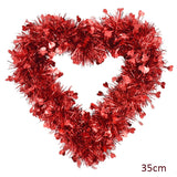 elvesmall 4PC Simulation Madder Garland Hanging Decor Mother's Day Valentine's Day Wedding Garland Window Decor Door Wall Hanging Pieces