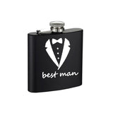 elvesmall Best Man Groomsman Proposal Gift Groom to be Socks Flask Wedding engagement bachelorette hen party bridal shower decoration