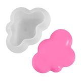 elvesmall Valentine's Day   Clouds Shape Candle Mold Silicone Molds Cute Jewelry Soap Making Mold Handcraft Ornaments Making Tool DIY Soap Mold moule bougie