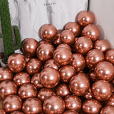 elvesmall 50PCS Gold Silver Black Metal Latex Christmas Baby shower Balloons Wedding Halloween Newyear's Globos Birthday Party Decorations